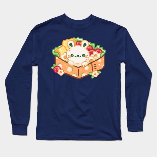 Bunny Bento Long Sleeve T-Shirt by Stars&Sprinkles